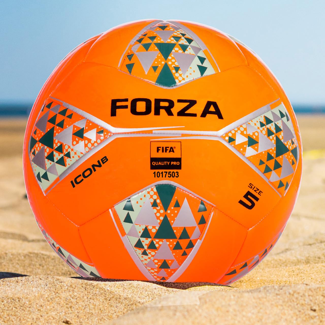 FORZA Footballs with Mesh Storage Carry Bag & Multiple Pack Sizes - Variety of Ball Types for Football Matches, Competitions & Training