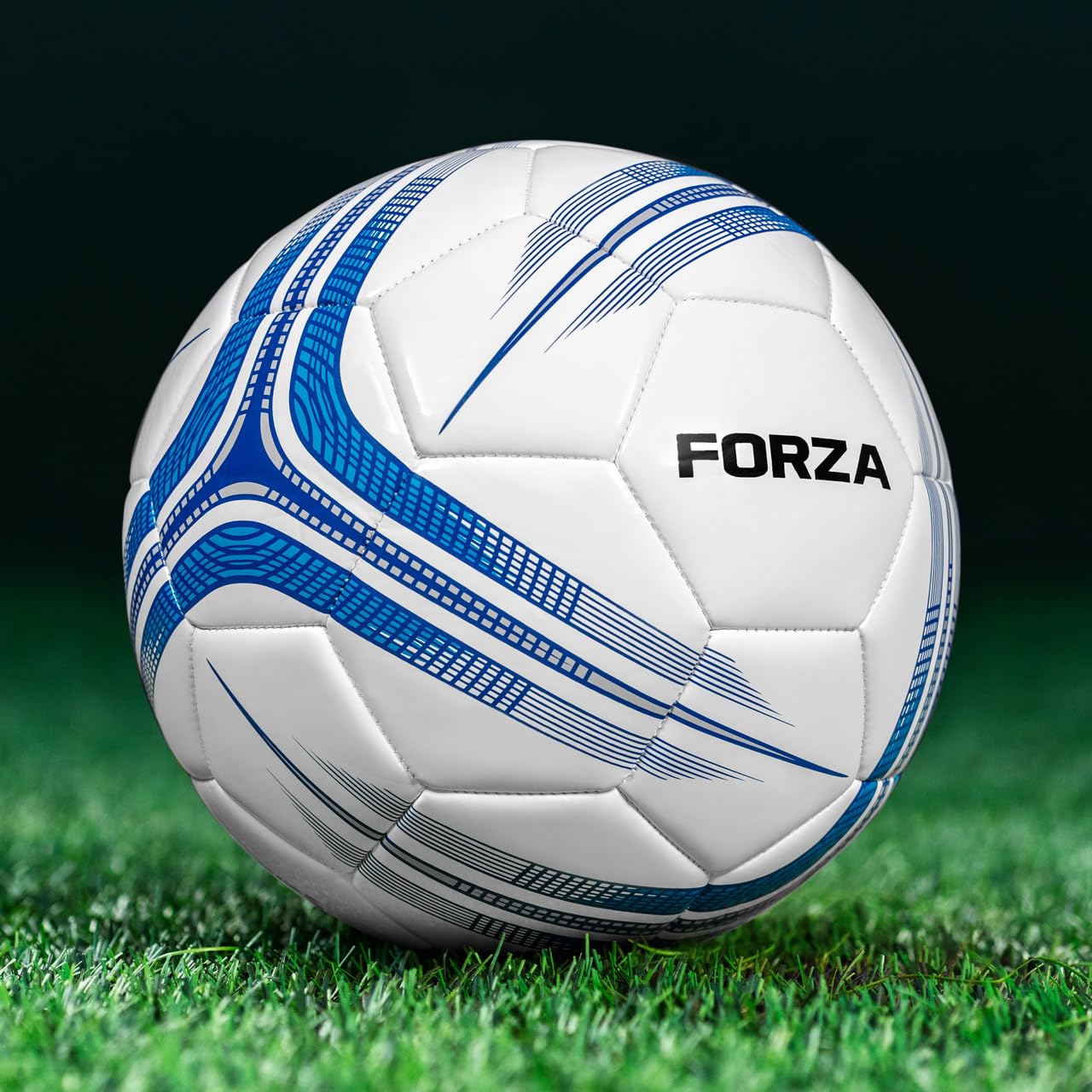 FORZA Footballs with Mesh Storage Carry Bag & Multiple Pack Sizes - Variety of Ball Types for Football Matches, Competitions & Training