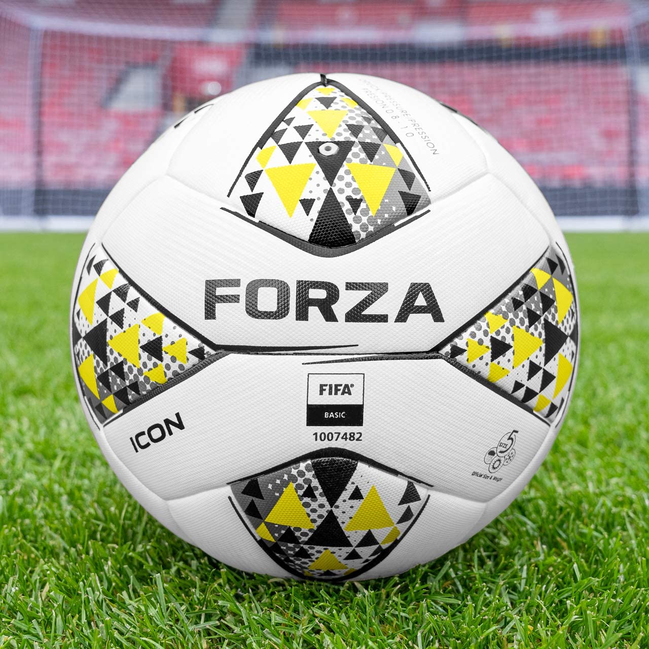 FORZA Footballs with Mesh Storage Carry Bag & Multiple Pack Sizes - Variety of Ball Types for Football Matches, Competitions & Training