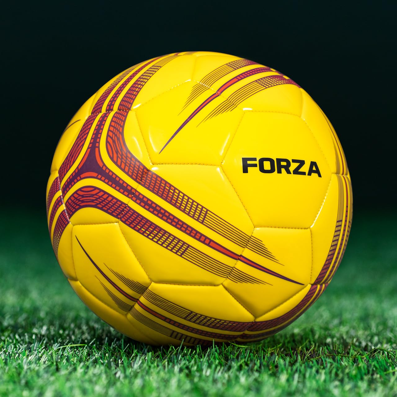 FORZA Footballs with Mesh Storage Carry Bag & Multiple Pack Sizes - Variety of Ball Types for Football Matches, Competitions & Training